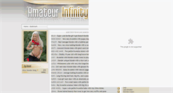 Desktop Screenshot of amateurinfinity.com